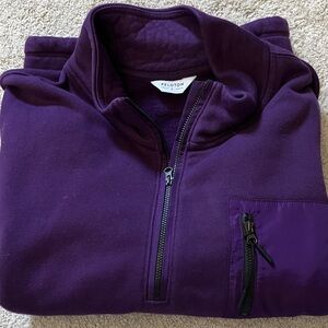 Peloton Zipper Up Sweatshirt Purple L